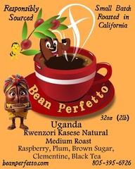2 lb Uganda Rwenzori Kasese Natural Fresh Roasted Coffee Whole Bean