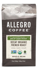 Decaf Organic French Roast Whole Bean Coffee, 12 Ounce (Pack of 1)