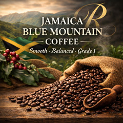 5 lbs of AUTHENTIC Jamaica Blue Mountain Coffee – Free Shipping!
