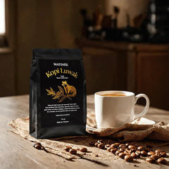 Wild Kopi Luwak Coffee Beans, Medium Roast, Whole Bean Coffee, Sustainably Sourc