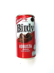 Canned ready-to-drink coffee made from Robusta coffee beans BIRDY 12 X 180 ml