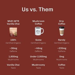 Organic Vanilla Chai Mushroom Coffee Alternative – 2.1oz