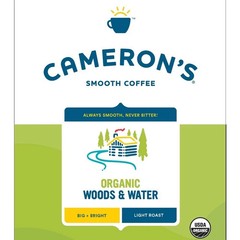 Cameron’s Coffee Organic Woods & Water Whole Bean Coffee 4 lb Premium Roast…..