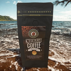 Cherry Coffee Roasted Bean From Peru Premium Roast 250g Pack Home Arabica Gift