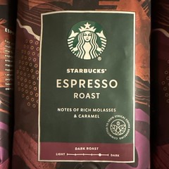 New Starbucks Coffee ESPRESSO ROAST Whole Bean – 4 Bags – DEC 26 / JAN 27