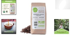 Fair Trade Organic Nicaragua Segovia Dark Roast Coffee 16oz – Whole Bean