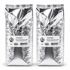 Pear’s Columbian Whole Bean Coffee | Pack of 2 | 2.5 lb | Brenmar
