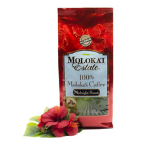 100% Moloka’i Coffee – Molokai Estate Hawaii – Midnight Roast Whole Bean 1.5 lb
