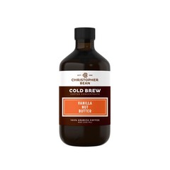 Christopher Bean Vanilla Nut Butter Cold Brew Coffee Bottle-Smooth & Rich Coffee