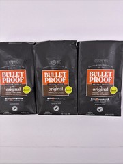 Bulletproof Original Medium Roast Whole Bean Decaf Coffee, Clean Coffee 3 Pack