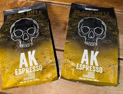 Black Rifle Coffee Two 12oz Bags of AK Expresso Med Roast BRCC Exclusive