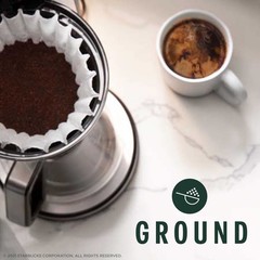 Starbucks Ground Coffee, Blonde Roast Hot 12 Ounce (Pack of 6), Veranda Blend