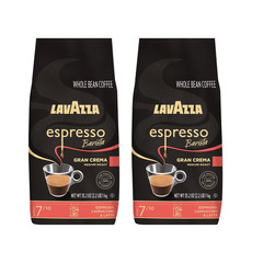 Lavazza Espresso Barista Gran Crema Whole Bean Coffee, 2.2 lb Bag (Pack of 2)NEW