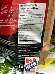 Zavida 100% Colombian Whole Bean Coffee, 907 g/ 2 LB, Exp:2024OC27
