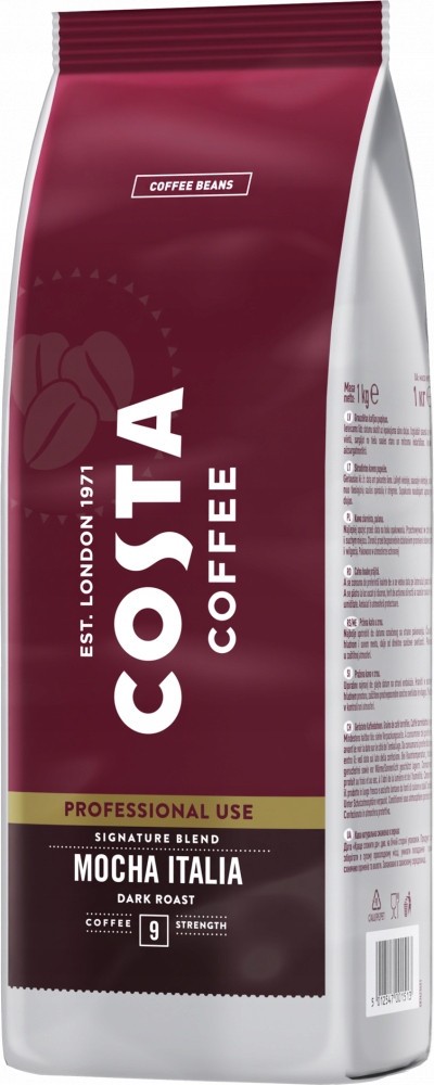 Costa Caffe MOCHA ITALIA – Dark Roast Coffee Beans 1000g / 1kg / 35.3oz
