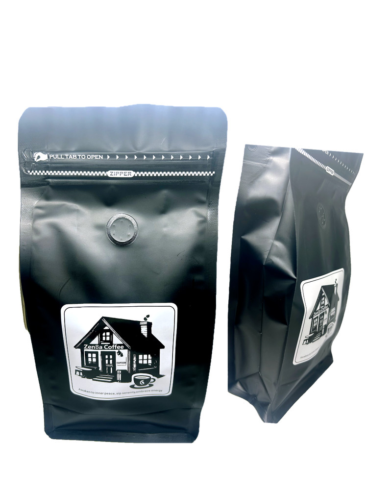 Premium Dark Roast Espresso Coffee Beans 8oz Bag – Strong Robusta Coffee (2pk)