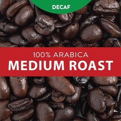 Coffee – Decaf Medium-Dark Roast Whole Bean Coffee – Decaf Gourmet Blend (2 l…