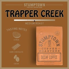 Stumptown Trapper Creek Dark Roast Whole Bean Coffee – Decaf – 12oz