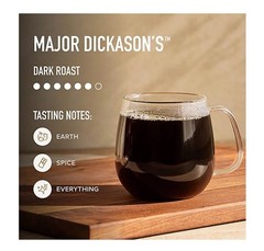 2lb Peet’s Coffee Dark Roast Whole Bean. Major Dickason’s Blend 32oz EXP 3/26/27