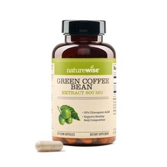 NatureWise Green Coffee Bean Extract 800mg – with 50% 60 Count (Pack of 1)