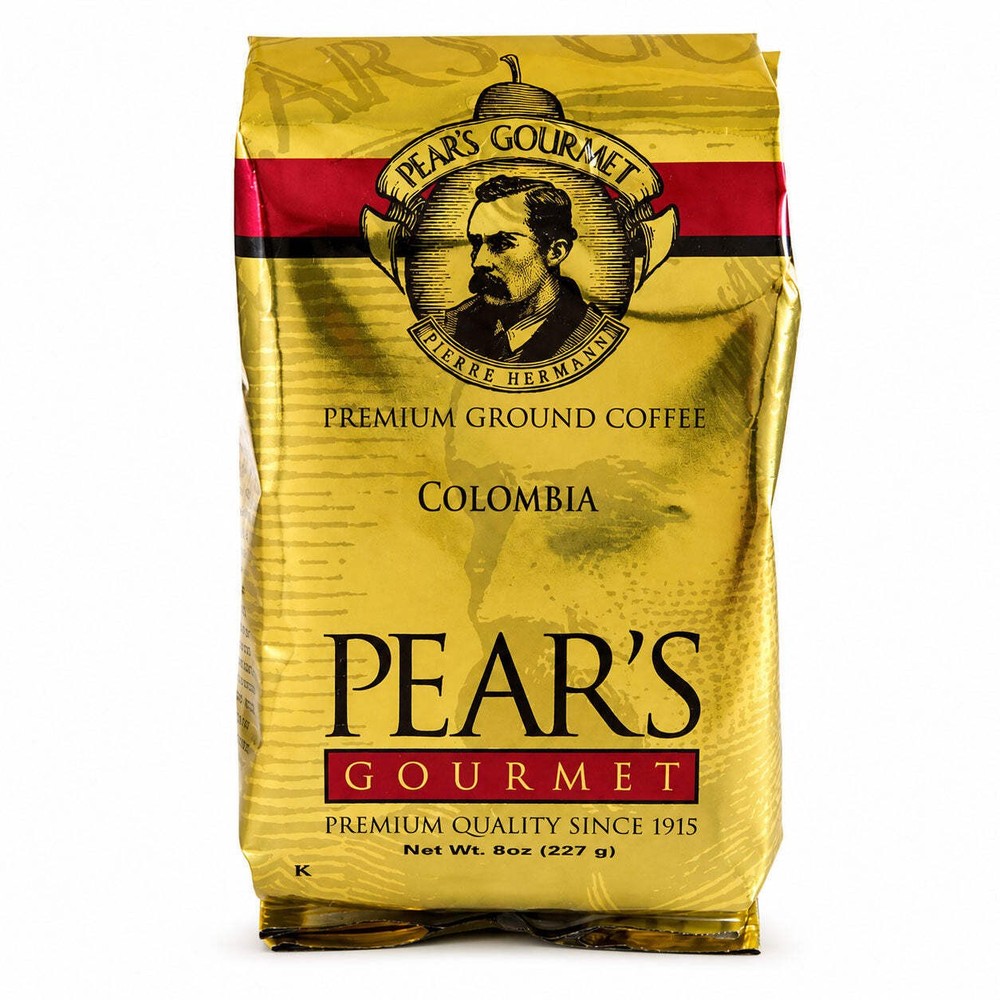 Pear’s Colombian Ground Coffee | 8 oz | Brenmar