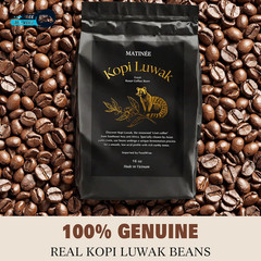 Wild Kopi Luwak Coffee Beans Medium Roast Whole Bean Coffee Sustainably Sourced