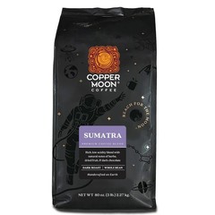 Whole Bean Coffee, Dark Roast, Sumatra Blend, 5 Lb | 5 Pound Bag, , Allergen …