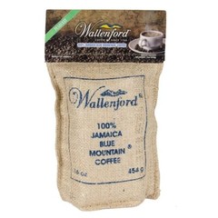 Wallenford’s 100% Jamaica Blue Mountain Roasted Peaberry Bean Coffee – 16oz