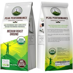 High Altitude Organic Coffee – Fair Trade, Low Acid Medium Roast Bag 12 oz