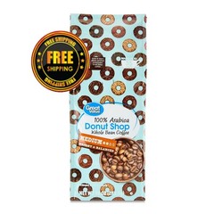 Great Value Donut Shop Whole Bean Coffee, Medium Roast, 10 oz
