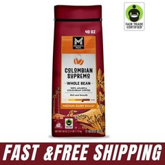 Member’s Mark Colombian Supremo Whole Bean Coffee, 40 oz. Best Price