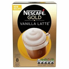 Nescafe Gold Vanilla Latte 8 Sachets – 148g (0.32 lbs)