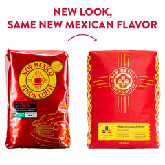 New Mexico Piñon Coffee Naturally Flavored Coffee (Traditional Piñon Whole Bean,