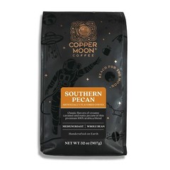 Medium Roast Whole Bean Coffee Southern Pecan Blend 2 Lb