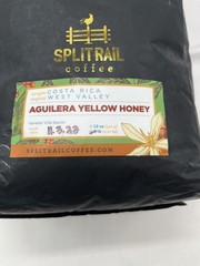 Split Rail Aguilera Yellow Honey Coffee Beans Costa Rica West Valley 5 Lb Roast