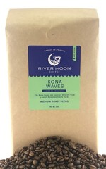 Kona Coffee Whole Bean 5 lbs – Medium Roast Hawaiian Blend, 100% Arabica, Sustai