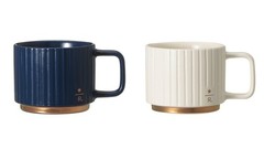 2025 Holiday Starbucks Reserve Roastery Tokyo Striped Mug Blue 355ml