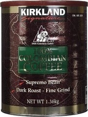 Signature 100% Colombian Coffee Supremo Bean Dark Roast-Fine Grind, 6 Pound…