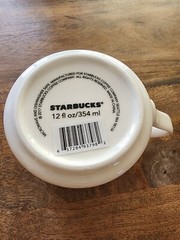 2017 Starbucks Holiday Christmas Red/White Coffee Cup Tea Mug | 12oz
