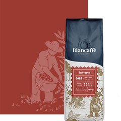 1 kg coffee bean white intense blend