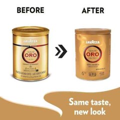 LavAzza QualitÃ  Oro Ground Coffee Medium Roast 100% Arabica 8.8 oz Tin 2 Pack