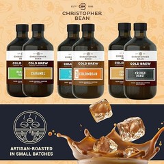 Christopher Bean French Roast Cold Brew Coffee – Sweet Taste Coffee Bottle