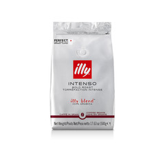 Illy Whole Bean Coffee – Perfectly Roasted – Intenso Dark Roast – Warm Notes of