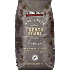 Kirkland Signature Whole Bean Coffee, French Roast, 2.5 lbs Dark Roast FREE SHIP