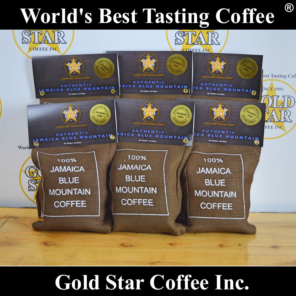 6 lbs Wallenford Estate DARK ROAST Jamaica Jamaican Blue Mountain Coffee