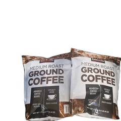 Medium Roast Ground Arabica Coffee Kirkland Signature 2 Bags 5lbs Total