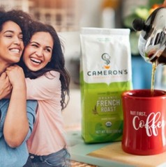 Cameron’s Specialty Coffee Organic Velvet Moon- Expresso Roast Medium Dark 100%