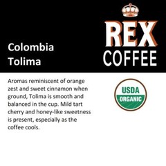 Colombia Tolima Organic Coffee – Fresh Roasted to Order