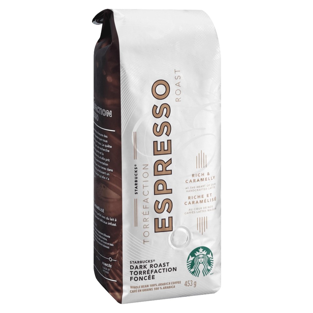 Starbucks Espresso Whole Bean Coffee, Dark 2.67 Ounce (Pack of 6), coffee