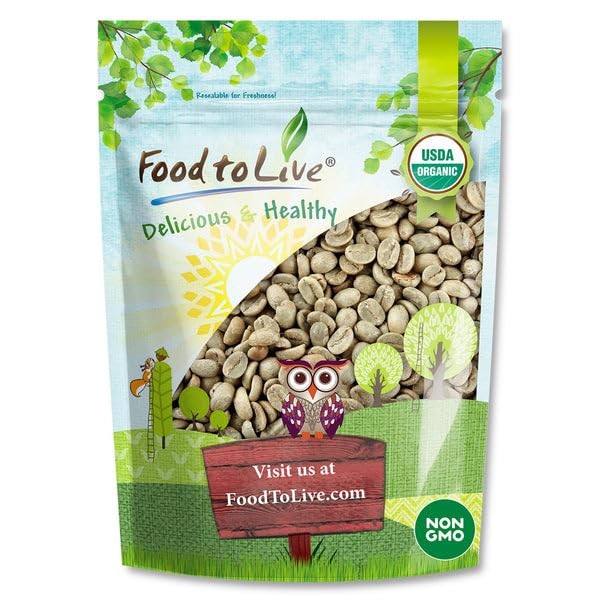 Food to Live Organic Nicaragua Arabica Green Coffee 12 Ounce (Pack of 1)